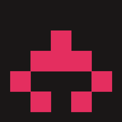 black and red icon avatar